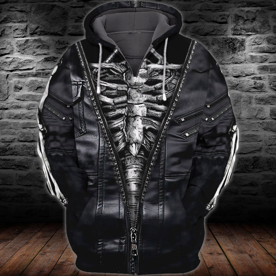 FUNSTUFFPRINT SKull - 3D Full Print 3D Hoodie and Zip Hoodie