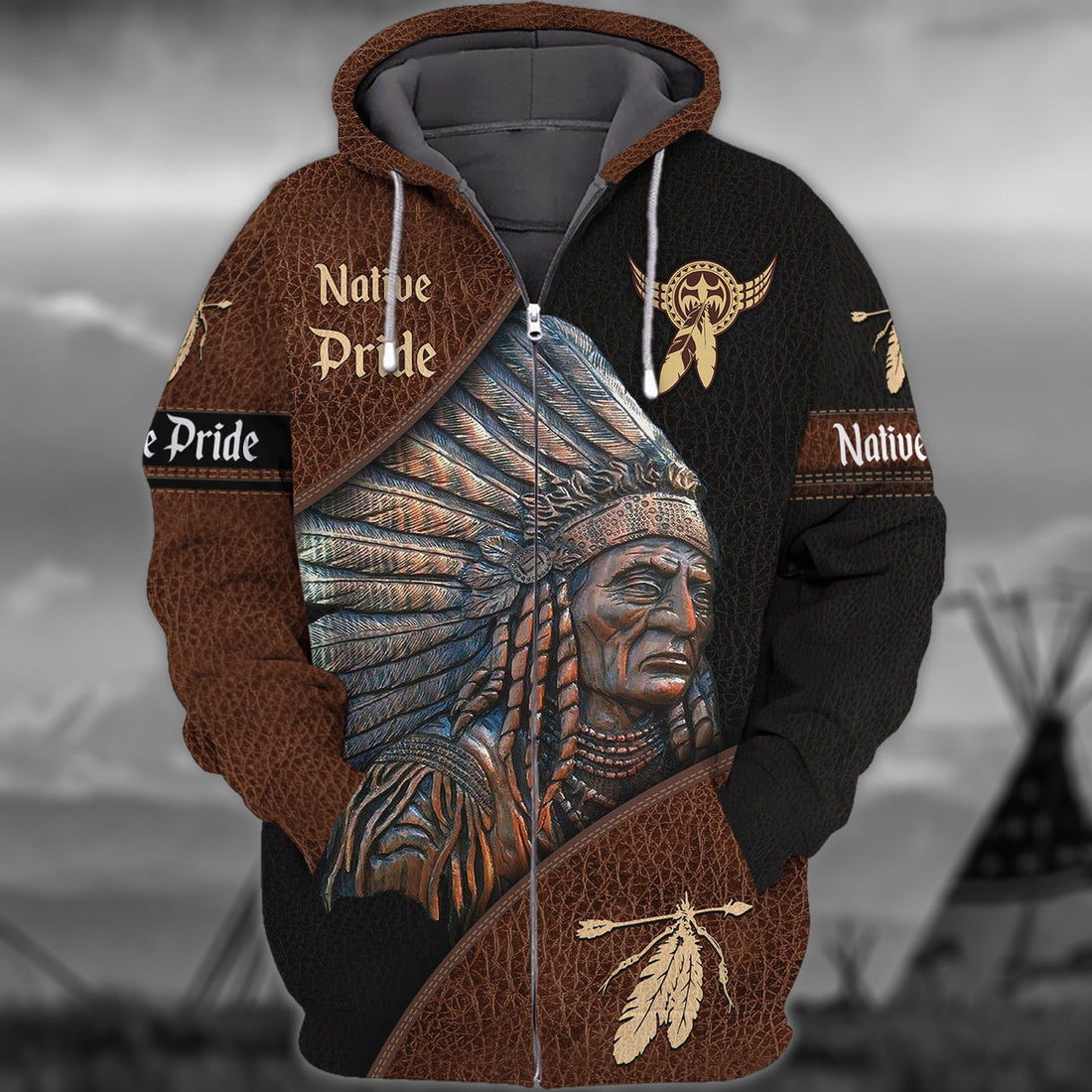 FUNSTUFFPRINT Native - Full Print 3D Hoodie and Zip Hoodie
