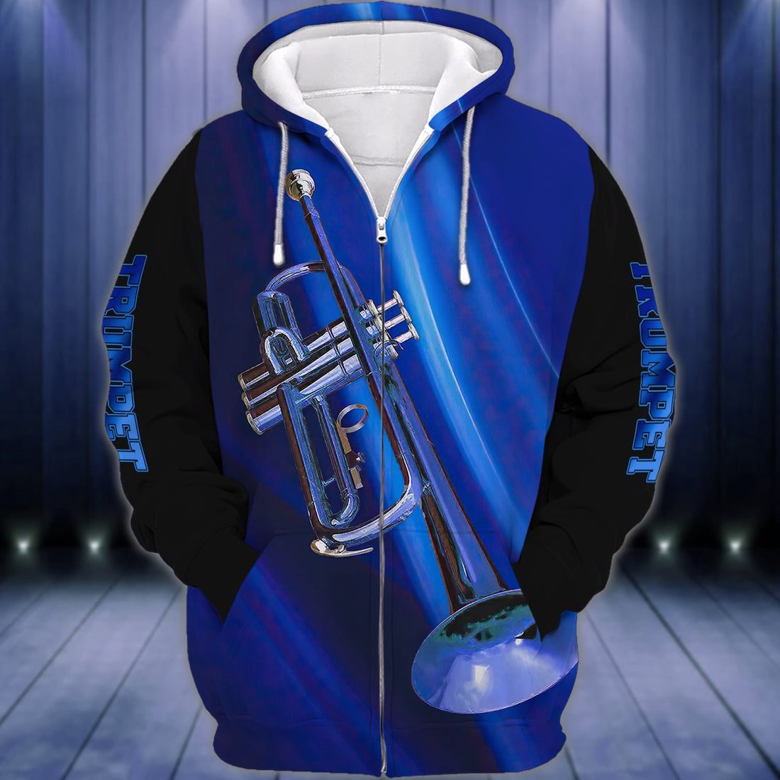 FUNSTUFFPRINT Trumpet Z131 - 3D Full Print Shirts 3D Hoodie and Zip Hoodie