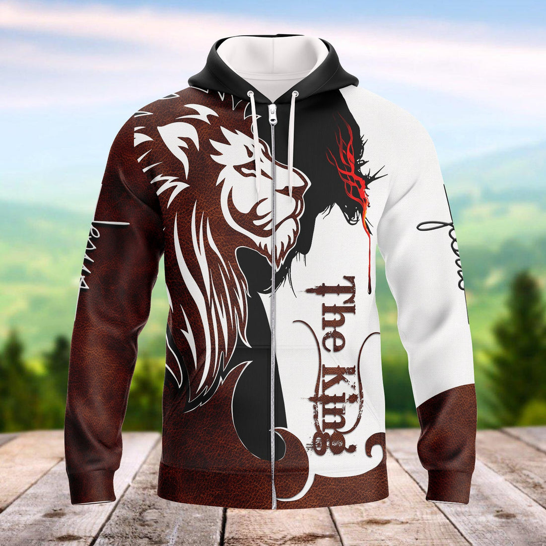 FUNSTUFFPRINT JS - Lion 3D Hoodie and Zip Hoodie
