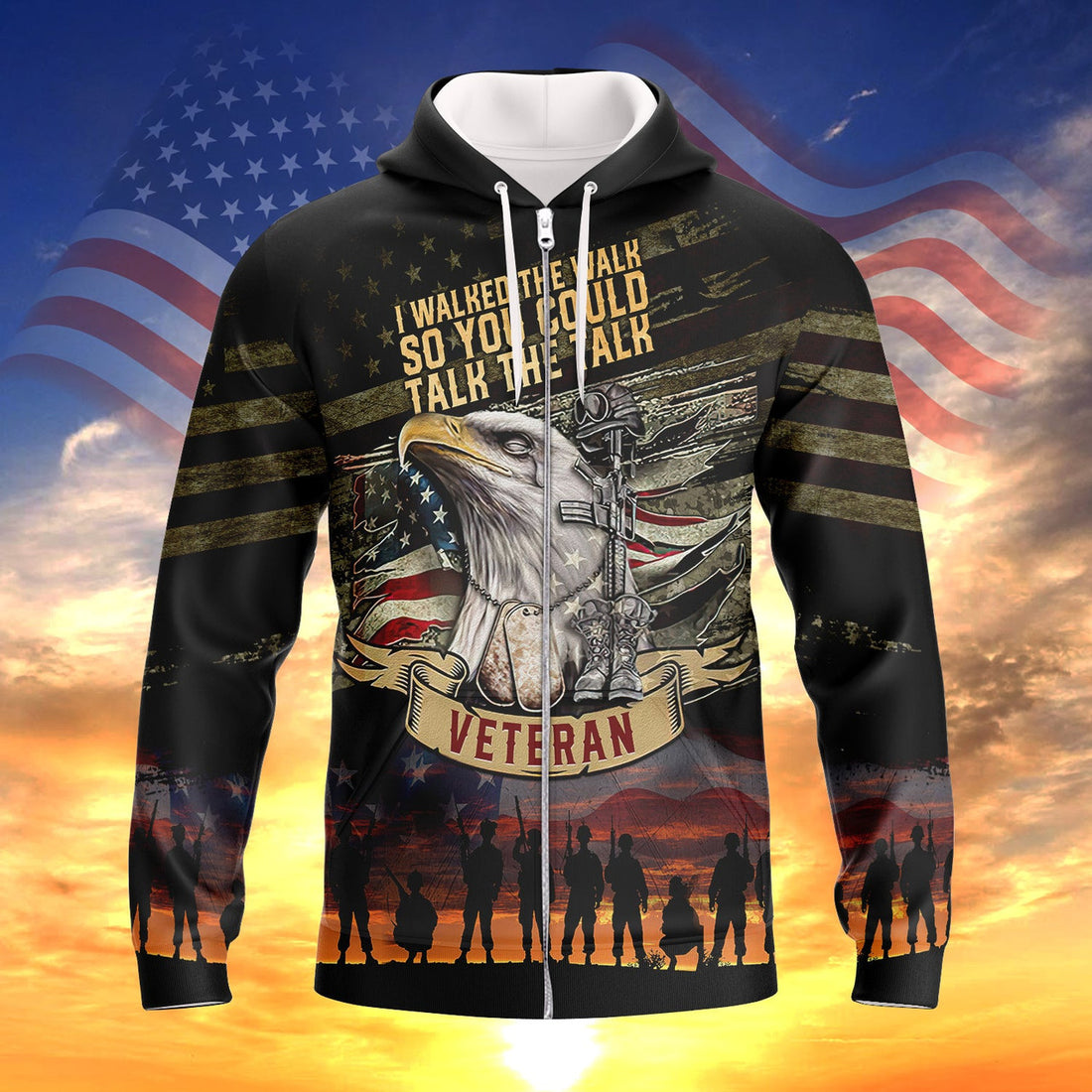 FUNSTUFFPRINT 3D Full Print - Talk The Talk 3D Hoodie and Zip Hoodie