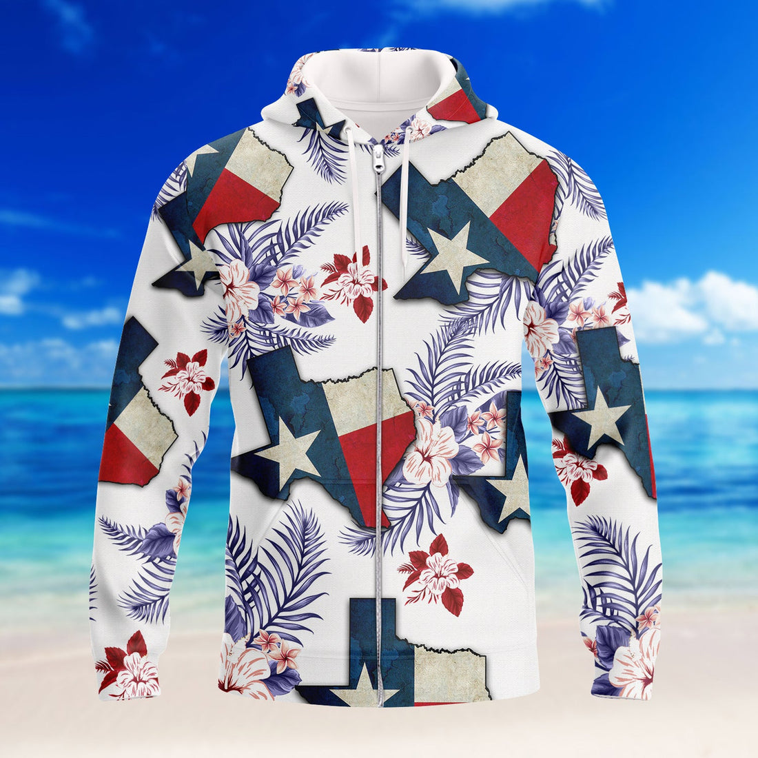 FUNSTUFFPRINT Texas - Full Print 3D Hoodie and Zip Hoodie