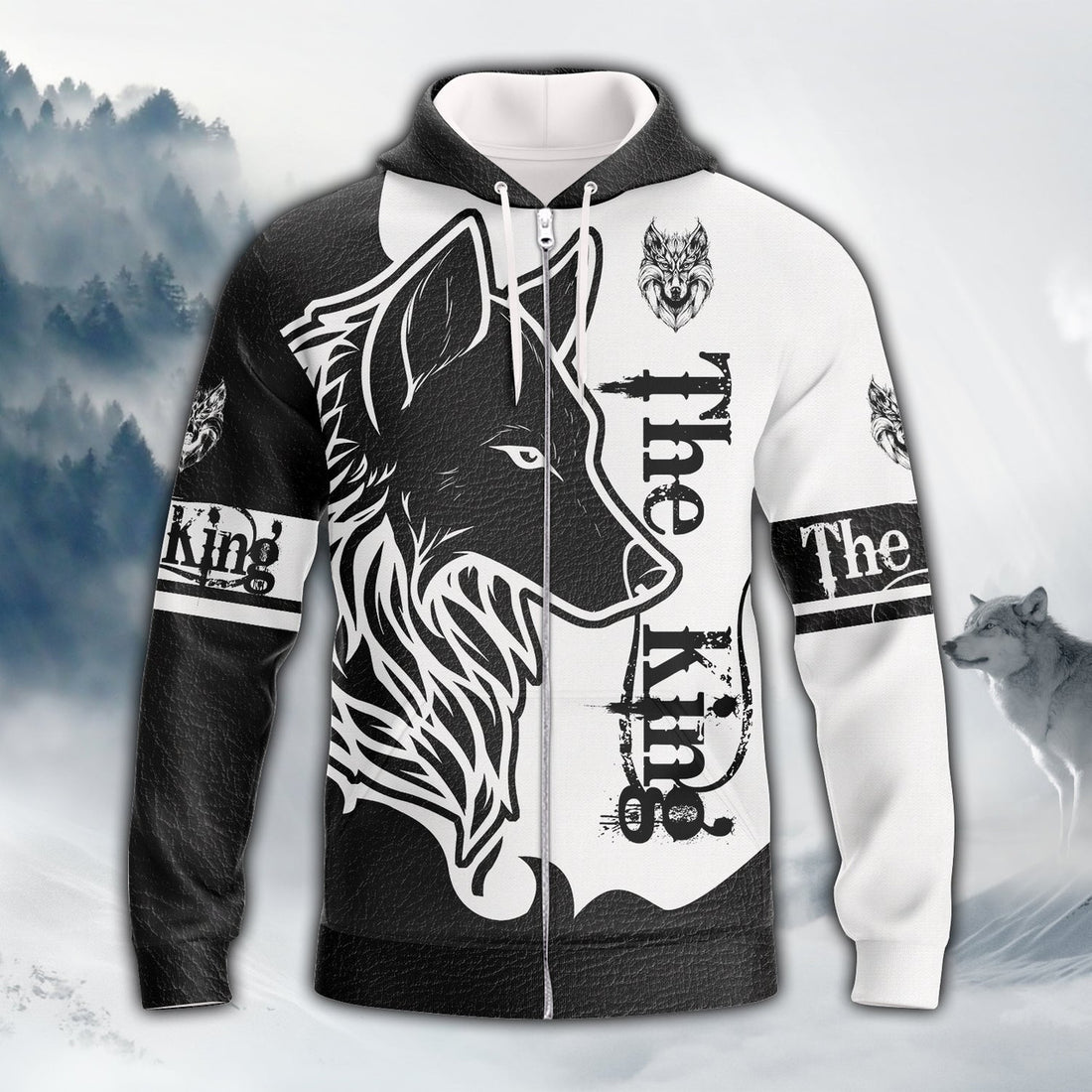 FUNSTUFFPRINT WOLF Full Print 3D Hoodie and Zip Hoodie