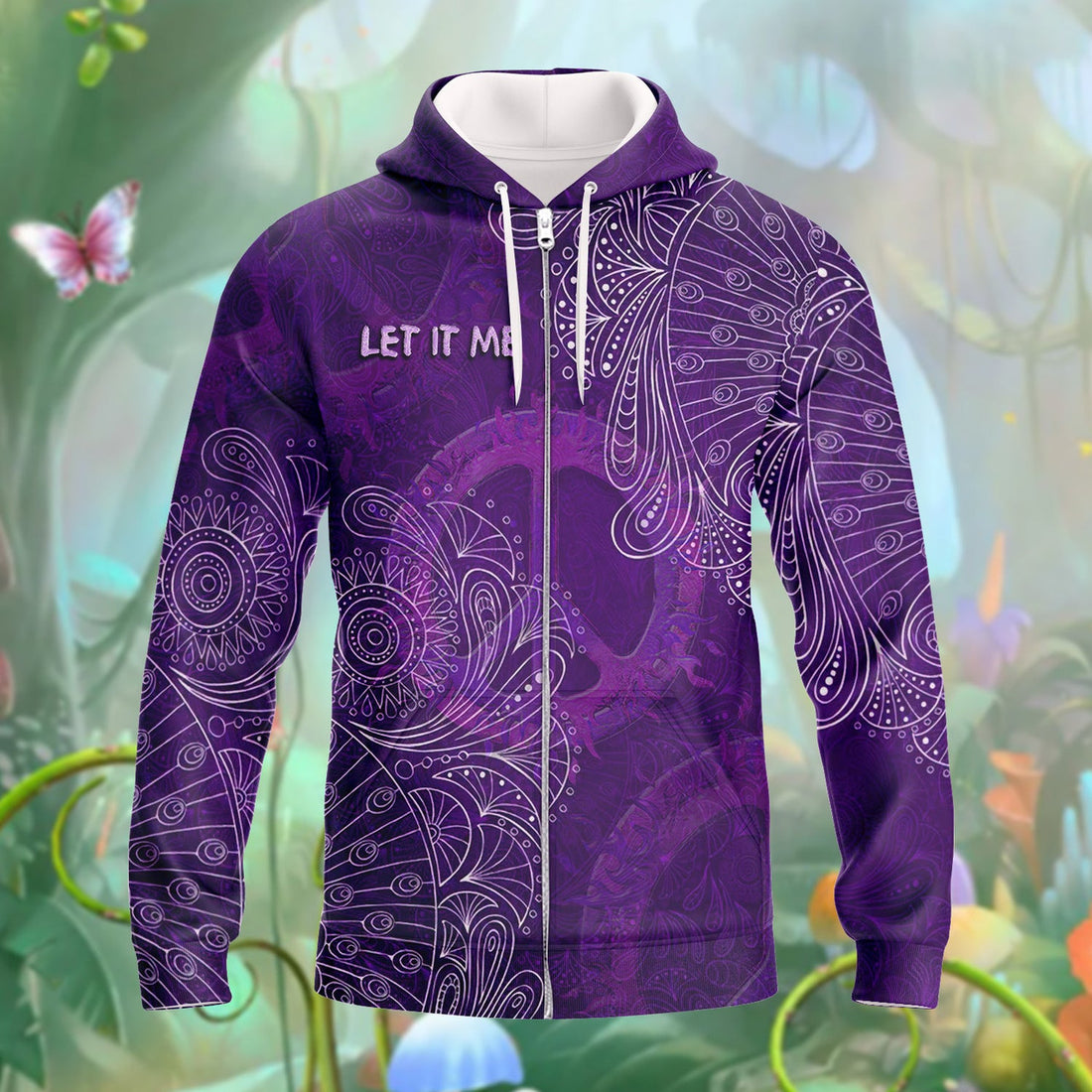 FUNSTUFFPRINT Hippie - Full Print HTL 3D Hoodie and Zip Hoodie