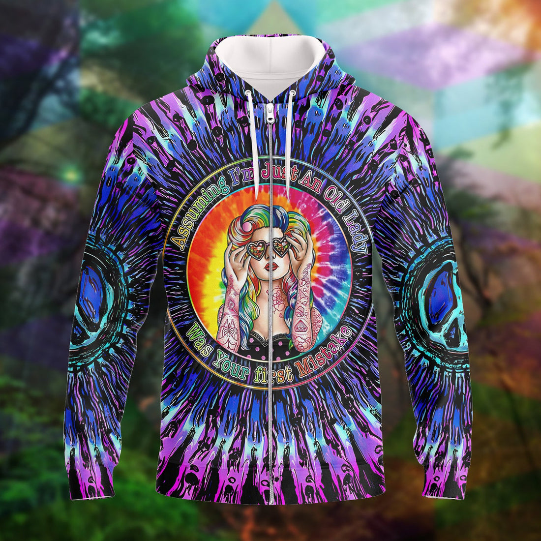 FUNSTUFFPRINT Hippie - 3D Full Print HTL 3D Hoodie and Zip Hoodie