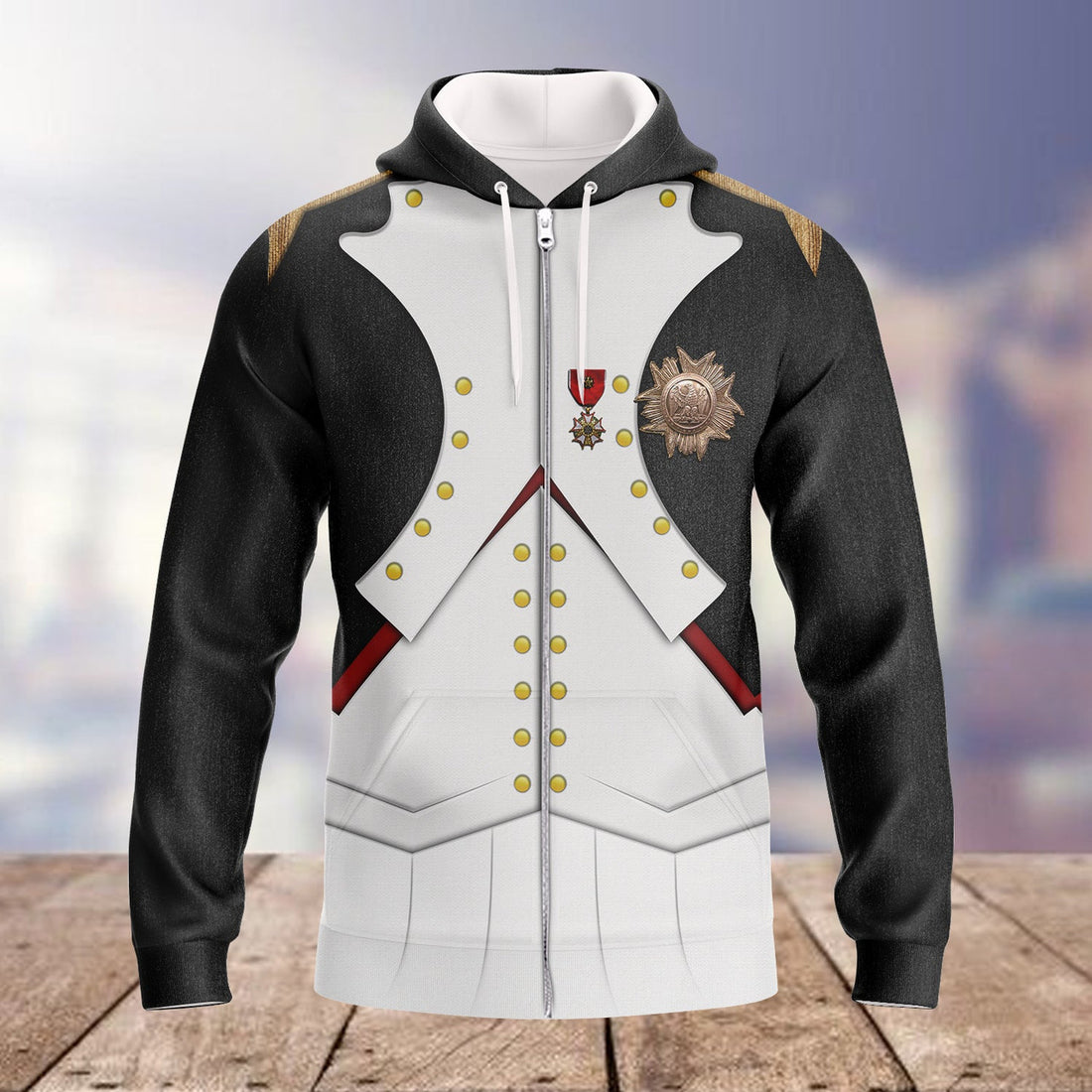 FUNSTUFFPRINT Napoleon - Full Print 3D Hoodie and Zip Hoodie