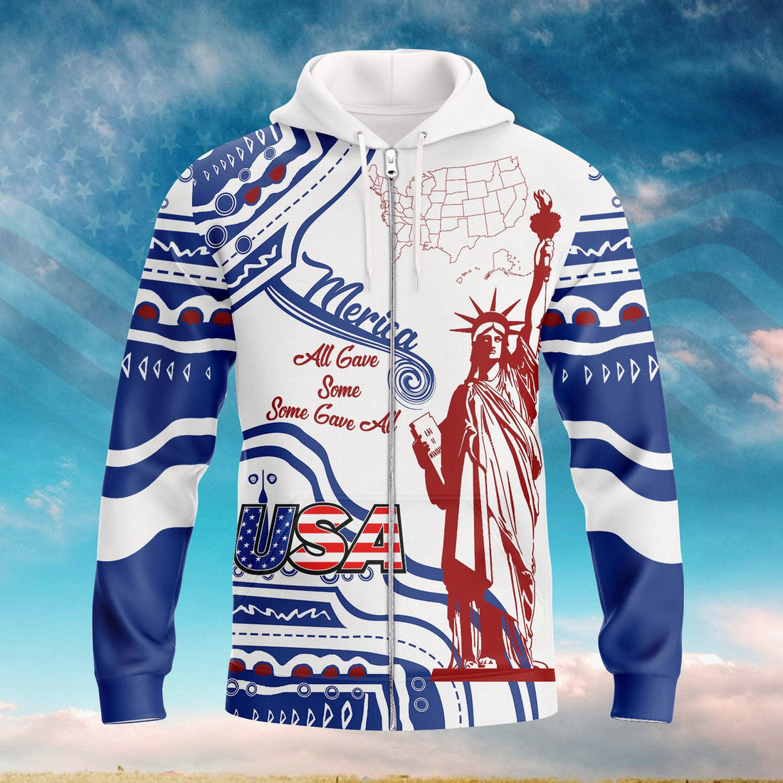 FUNSTUFFPRINT American - Independence Day Is Coming 3D Hoodie and Zip Hoodie