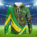 FUNSTUFFPRINT Brazil Fans Pattern Design Shirt 3D Printed Tshirt For The Brazil Fans 3D Hoodie and Zip Hoodie