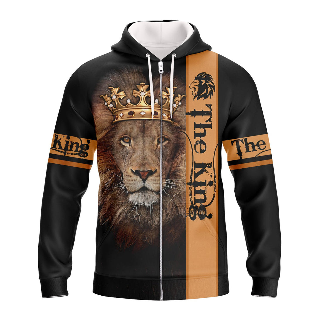 FUNSTUFFPRINT The King Full Print 3D Hoodie and Zip Hoodie