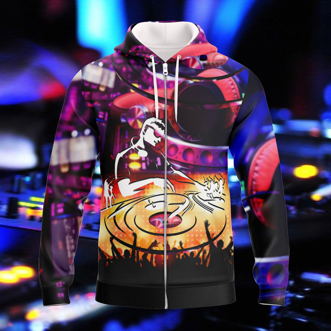 FUNSTUFFPRINT Dj Full Print 3D Hoodie and Zip Hoodie