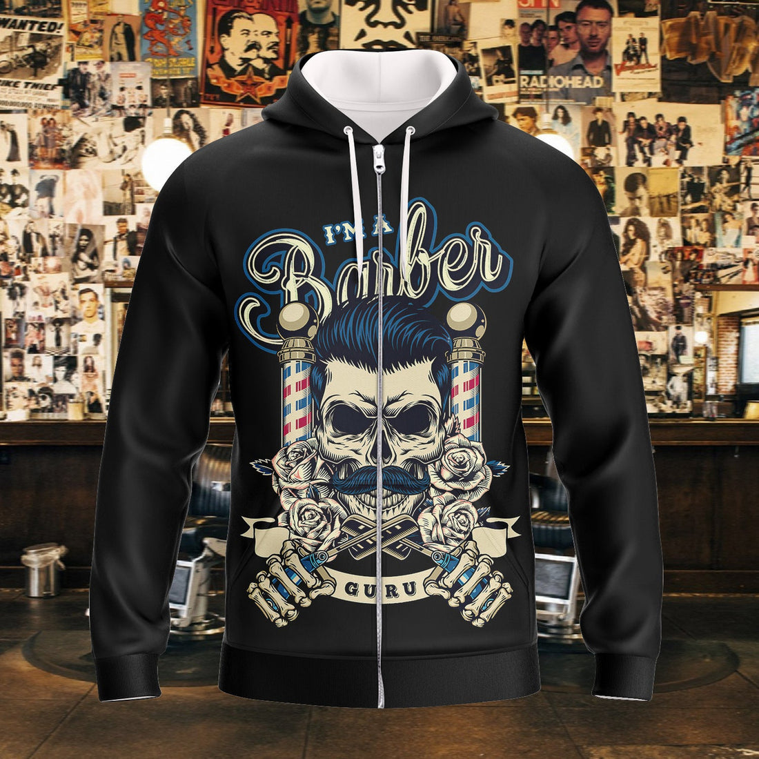 FUNSTUFFPRINT I'm A Barber 3D Hoodie and Zip Hoodie