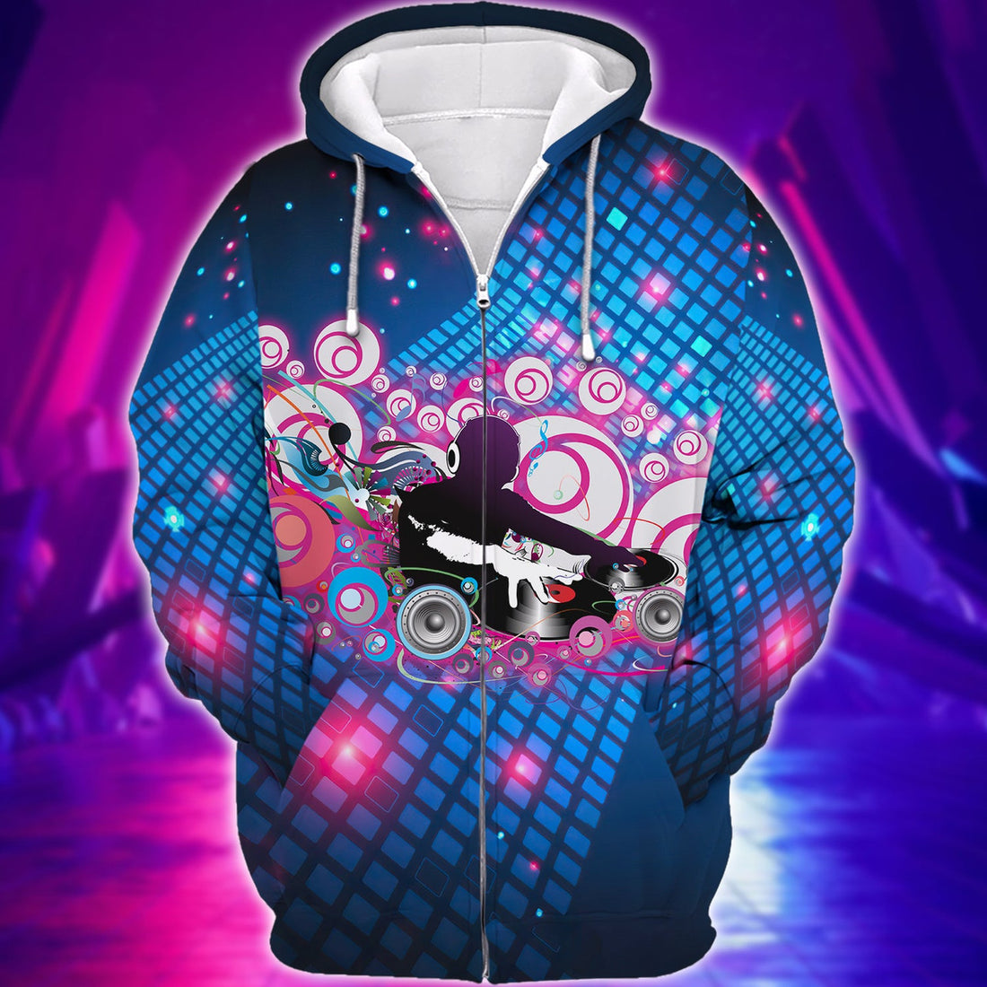 FUNSTUFFPRINT DJ Player Music 3d Shirts For Men And Women 1209 3D Hoodie and Zip Hoodie