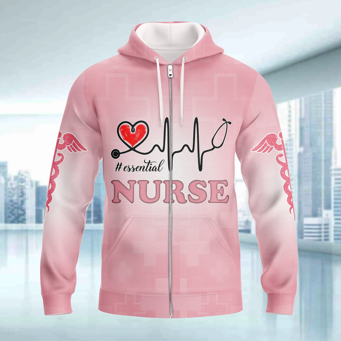 FUNSTUFFPRINT Nurse 3D Hoodie and Zip Hoodie