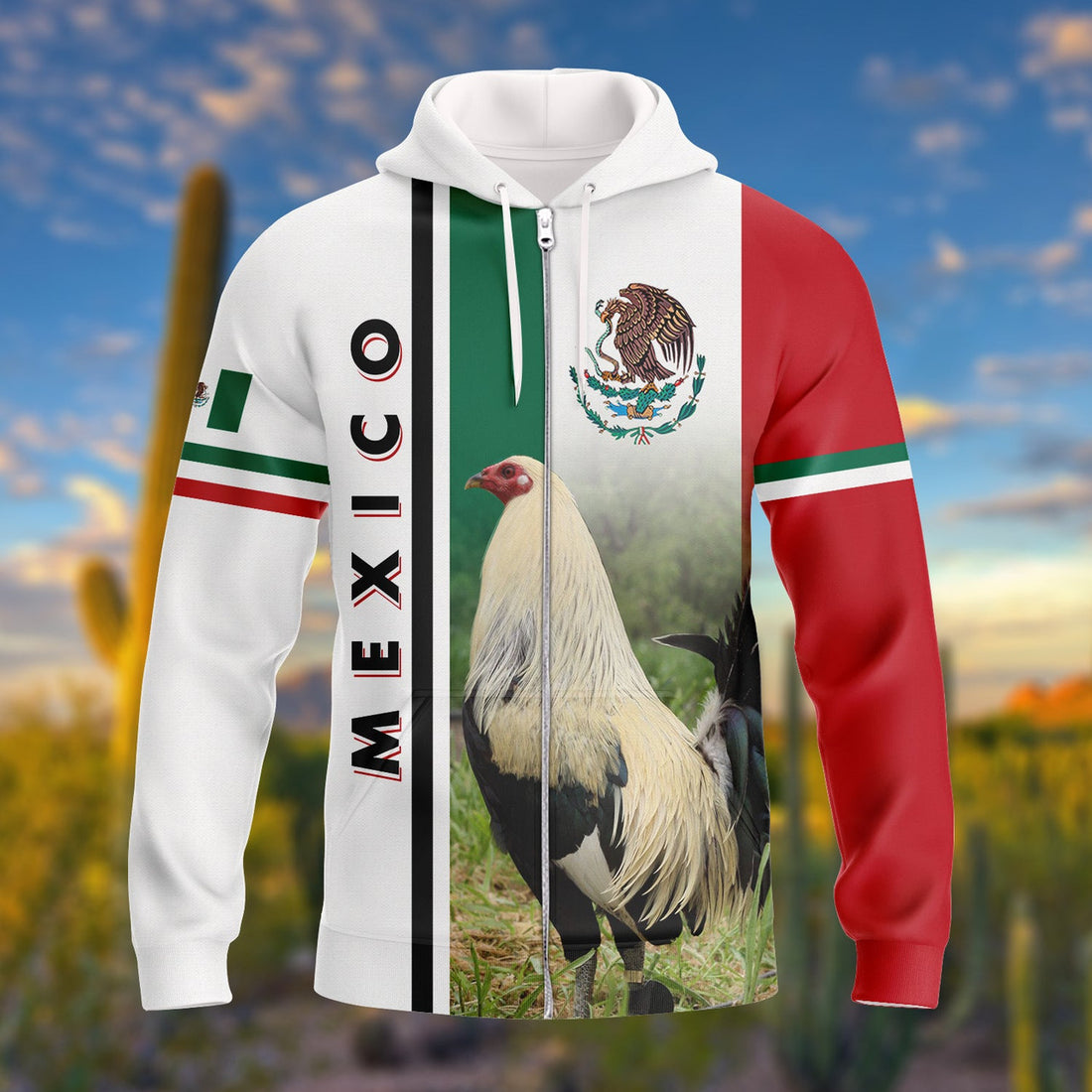 FUNSTUFFPRINT Mexico Print 3D Hoodie and Zip Hoodie
