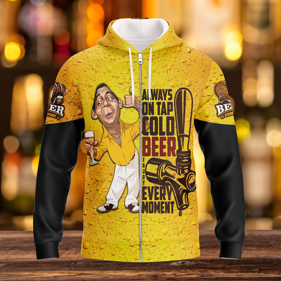 FUNSTUFFPRINT Beer Full Print - TD96 3D Hoodie and Zip Hoodie