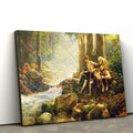 Hook Line And Summer Canvas Pictures - Jesus Canvas Pictures - Christian Wall Art
