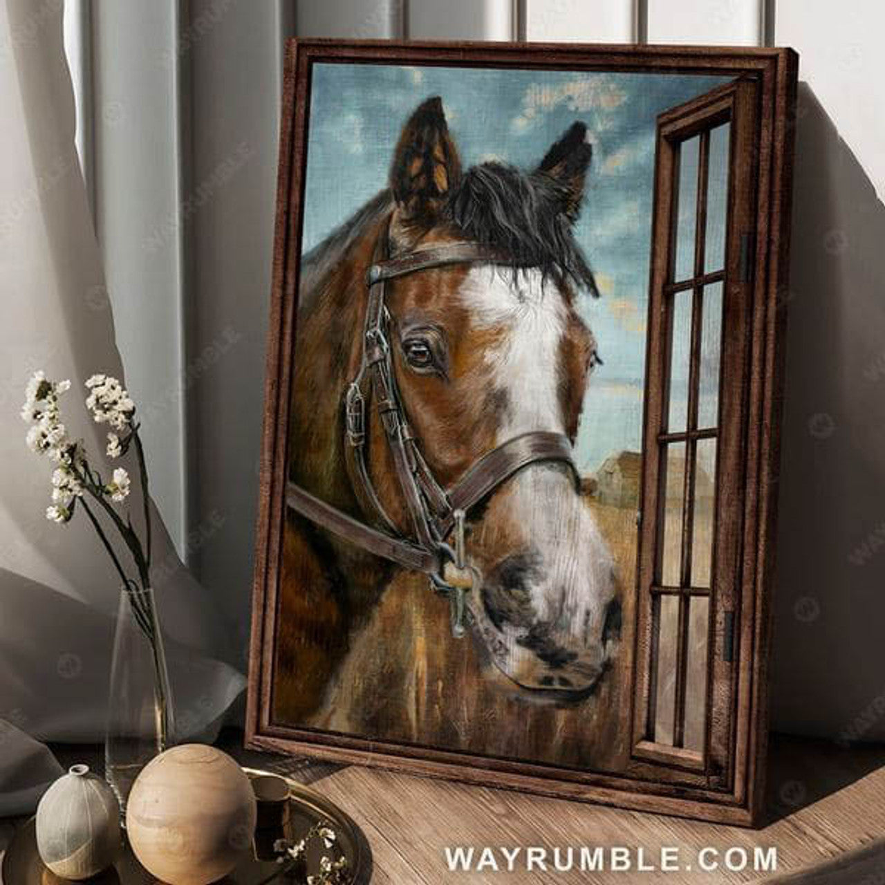 Horse Poster, Horse Lover, Wall Poster Decor Poster and Canvas