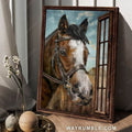 Horse Poster, Horse Lover, Wall Poster Decor Poster and Canvas