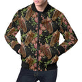 FUNSTUFFPRINT Horse Rose Pattern Print Men's 3D Bomber Jacket