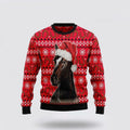 FUNSTUFFPRINT Horse And Horseshoe Pattern Ugly Christmas Sweater, Farm Sweater, Christmas Gift, Best Winter Outfit Christmas Ugly Sweater