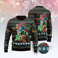 FUNSTUFFPRINT Horse Ho Ho Ho Ugly Christmas Sweater, Christmas Sweater, Ugly Sweater, Funny Xmas Sweaters Ugly Sweater