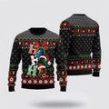 FUNSTUFFPRINT Horse Hohoho Ugly Christmas Sweater, Farm Sweater, Christmas Gift, Best Winter Outfit Christmas Ugly Sweater