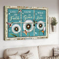 Hummingbird Dandelion, Live By Faith Grow In Grace Walk In Love Poster and Canvas