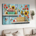 Hummingbird Flower, Just Breathe, Poster Decor Poster and Canvas