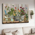Hummingbird Poster, Today I Choose Joy, Hummingbird Poster, Flower Decor Poster and Canvas