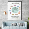 I Cannot Control So I Can Let Go Of Controlling These Things I Can Control Poster and Canvas