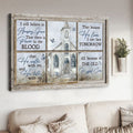 I Still Believe In Amazing Grace That There Is Power In The Blood That He Walks With Me, Window Decor, Butterfly Poster Poster and Canvas