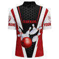 Custom Bowling Shirts For Men Custom Name And Team Name Strike Bowling Ball And Pins, Team Bowling Shirts