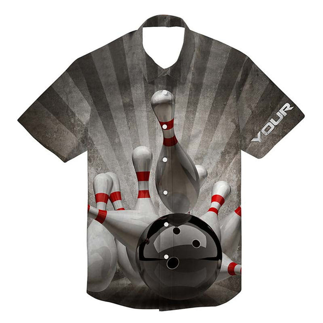 Custom Hawaiian Bowling Shirts Custom Name Red Flame Bowling Shirt, Personalized Bowling Team Shirts