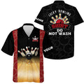 Custom Personalized Funny Vintage Bowling Hawaiian Shirt For Men Custom Lucky Bowling Shirt Do Not Wash