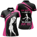 Custom Pink Womens Golf Polo Shirt Custom Some Grandmas Knit Real Grandmas Play Golf Mother's Day Gifts
