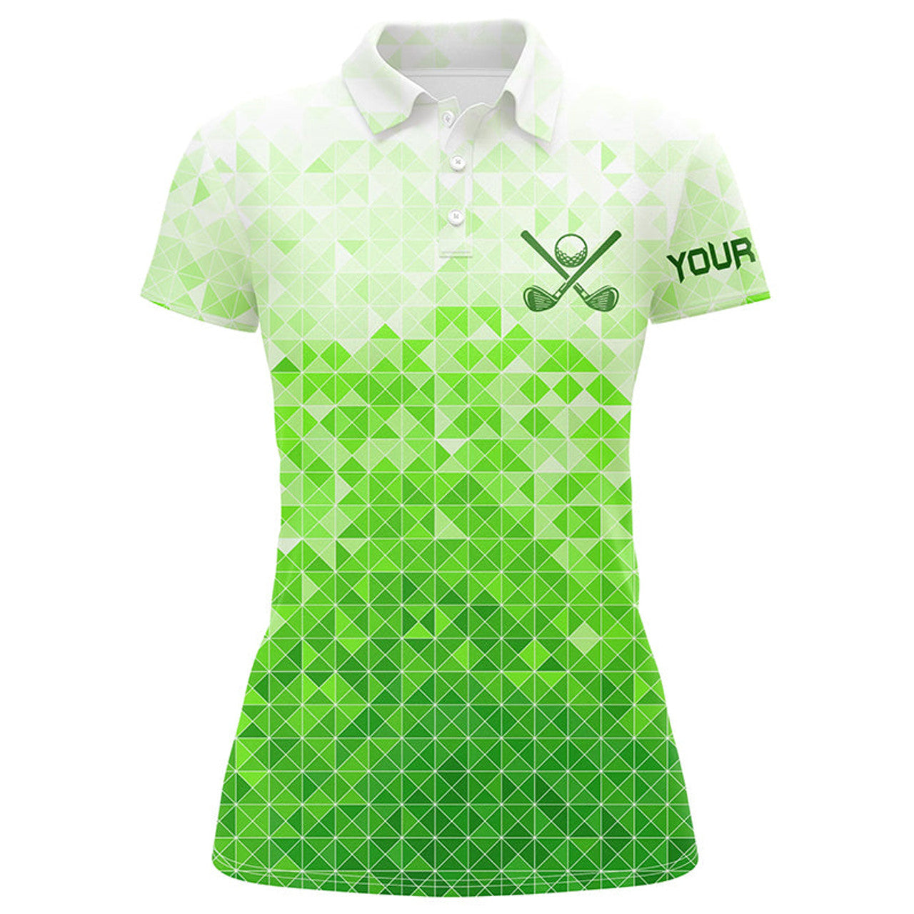 Custom Womens golf polos shirts custom name green golf apparel, coolest polo shirts for ladies