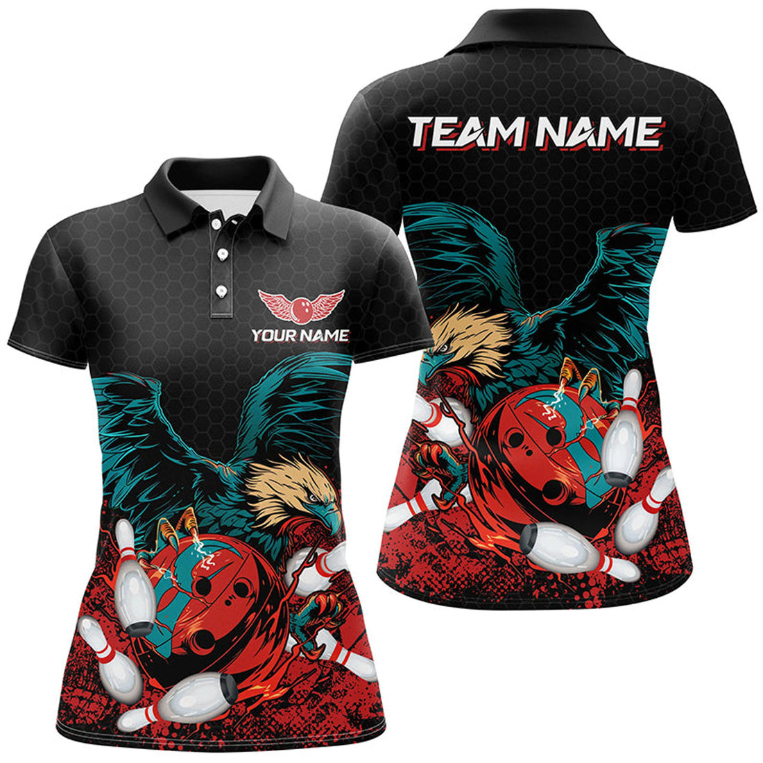 Customized Yellow Billiard 9 Ball 3D Polo For Women, 9 Ball Pool Jerseys Attire