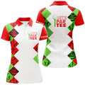 Custom Women's Golf Polo Shirts Custom Let's Par Tee Christmas Golf Tops For Women, Golfing Gifts Jerseys