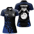 Custom Personalized Eagle 8 Ball Fire Billiard Polo For Women, 8 Ball Pool Billiard Jerseys