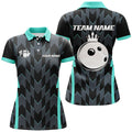 Custom Bowling Polo For Women Custom Camo Bowling Team Jersey, Gift For Bowler