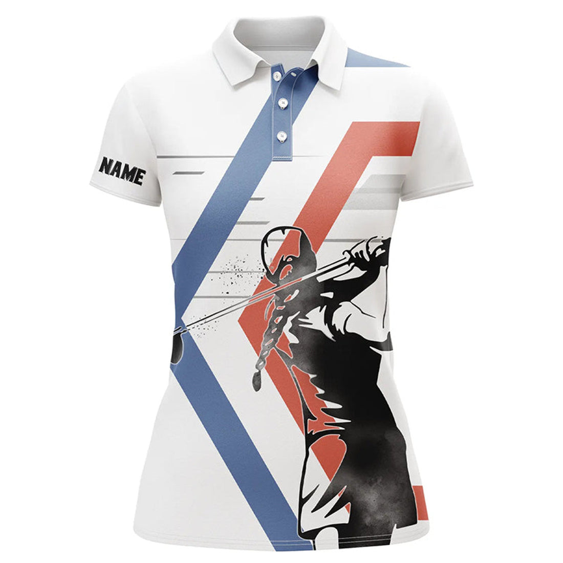 Custom Womens Golf Polo Shirts Custom White Golf Wear Women's Clothes, Golf Team Outfit