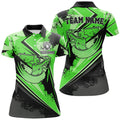 Custom Womens Golf Polo Shirt Custom Green Camo Black Female Golf Attire For Women, Ladies Golf Tops
