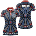 Custom Personalized Dart Board All Over Print Darts Polo Shirt Custom Dart Jerseys For Women