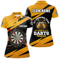 Custom My Drinking Team Has A Darts Problem Womens Darts Polo Shirt Custom Beer Dart Jerseys