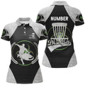 Custom Name And Number Womens Disc Golf Polo Shirts Personalized Cool Golf Gifts For Women