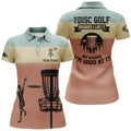 Custom Womens Disc Golf Polo Shirt, Funny Disc Golf Shirt With Sayings, Best Disc Golf Gifts For Women