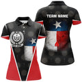 Custom Retro Texas Flag Darts Polo Shirt Custom Patriotic Darts Shirt For Women Dart Jerseys