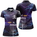 Custom Lightning Womens Golf Polo Shirts, Custom Golf Shirts Disc Golf Shirts For Women, Best Golf Gifts