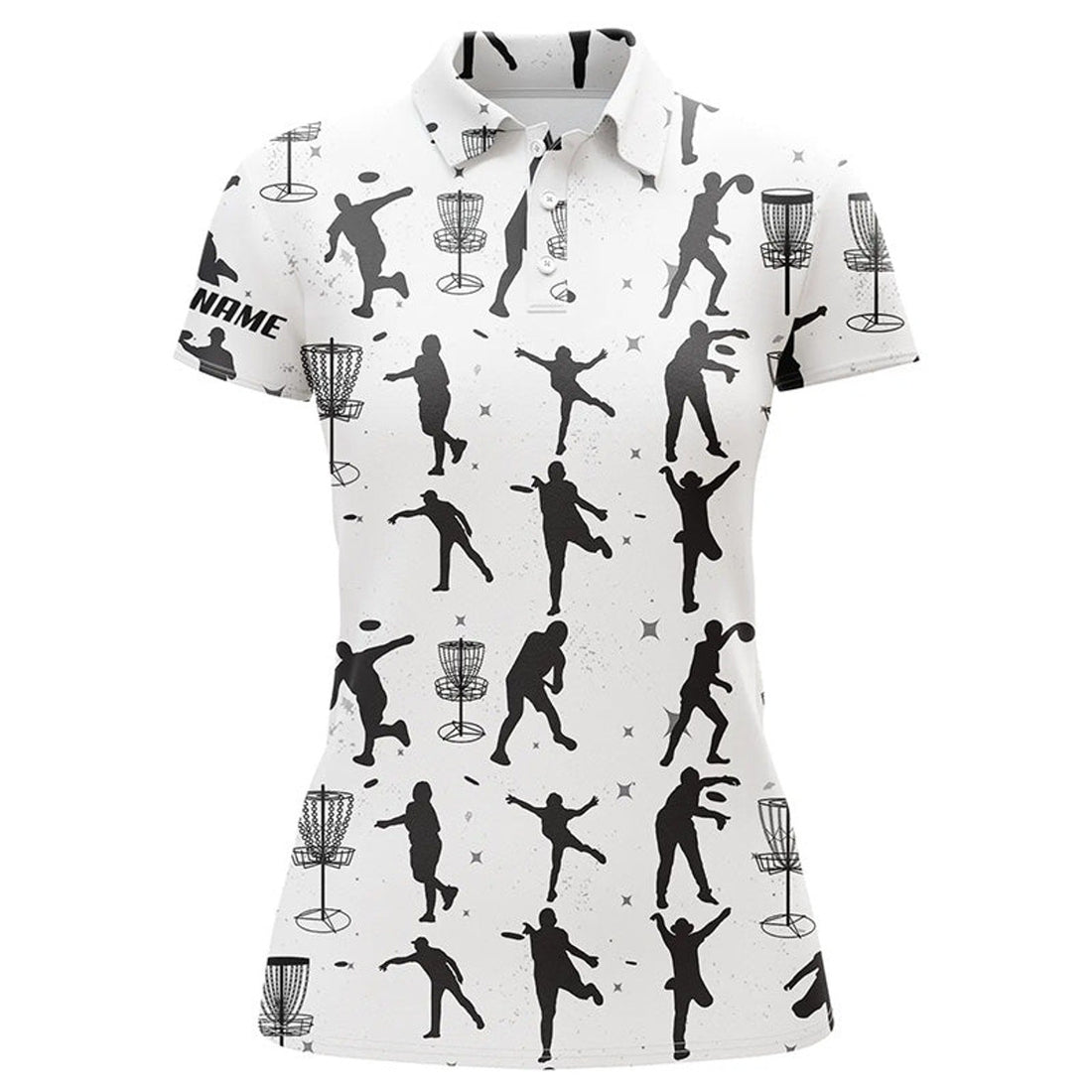 Custom Disc Golfers Seamless Womens Disc Golf Polo Shirts Custom Disc Golf Tops For Women Golf Gifts