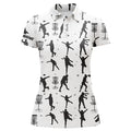 Custom Disc Golfers Seamless Womens Disc Golf Polo Shirts Custom Disc Golf Tops For Women Golf Gifts